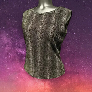 💟Reptile Print Sleeveless Top